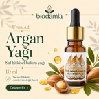 Argan Yağı – Soğuk Sıkım %100 Saf Bitkisel Yağ | Biodamla  "🚀 Hızlı Kargo"