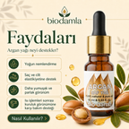 Argan Yağı – Soğuk Sıkım %100 Saf Bitkisel Yağ | Biodamla  "🚀 Hızlı Kargo"
