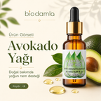 Avokado Yağı – Soğuk Sıkım %100 Saf Bitkisel Yağ  "🚀 Hızlı Kargo" | Biodamla