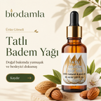 Tatlı Badem Yağı – Soğuk Sıkım %100 Saf Bitkisel Yağ | Biodamla  "🚀 Hızlı Kargo"