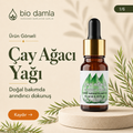 Çay Ağacı Yağı (Tea Tree) – %100 Saf Esansiyel Yağ | Biodamla  "🚀 Hızlı Kargo"