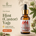 Hint Yağı (Castor Oil) – Soğuk Sıkım %100 Saf Bitkisel Yağ | Biodamla  "🚀 Hızlı Kargo"