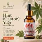 Hint Yağı (Castor Oil) – Soğuk Sıkım %100 Saf Bitkisel Yağ | Biodamla  "🚀 Hızlı Kargo"