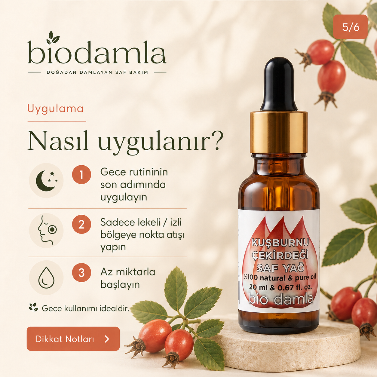 Kuşburnu Çekirdeği Yağı – Soğuk Sıkım %100 Saf Bitkisel Yağ | Biodamla  "🚀 Hızlı Kargo"