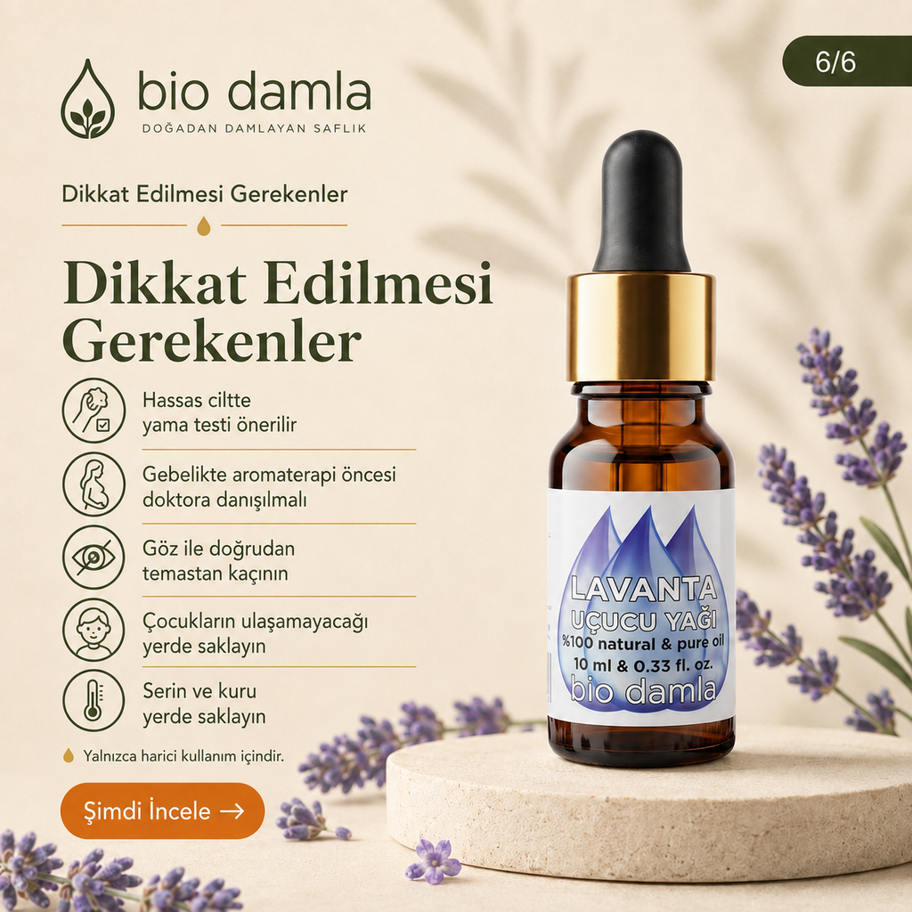 Lavanta Yağı – %100 Saf Esansiyel Yağ | Biodamla  "🚀 Hızlı Kargo"