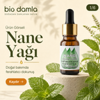Nane Yağı – %100 Saf Esansiyel Yağ | Biodamla  "🚀 Hızlı Kargo"