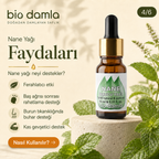 Nane Yağı – %100 Saf Esansiyel Yağ | Biodamla  "🚀 Hızlı Kargo"