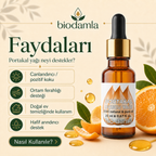 Portakal Yağı – %100 Saf Esansiyel Yağ | Biodamla  "🚀 Hızlı Kargo"