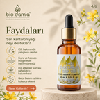 Sarı Kantaron Yağı – Soğuk Sıkım %100 Saf Bitkisel Yağ | Biodamla  "🚀 Hızlı Kargo"