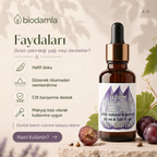 Üzüm Çekirdeği Yağı – Soğuk Sıkım %100 Saf Bitkisel Yağ | Biodamla  "🚀 Hızlı Kargo"