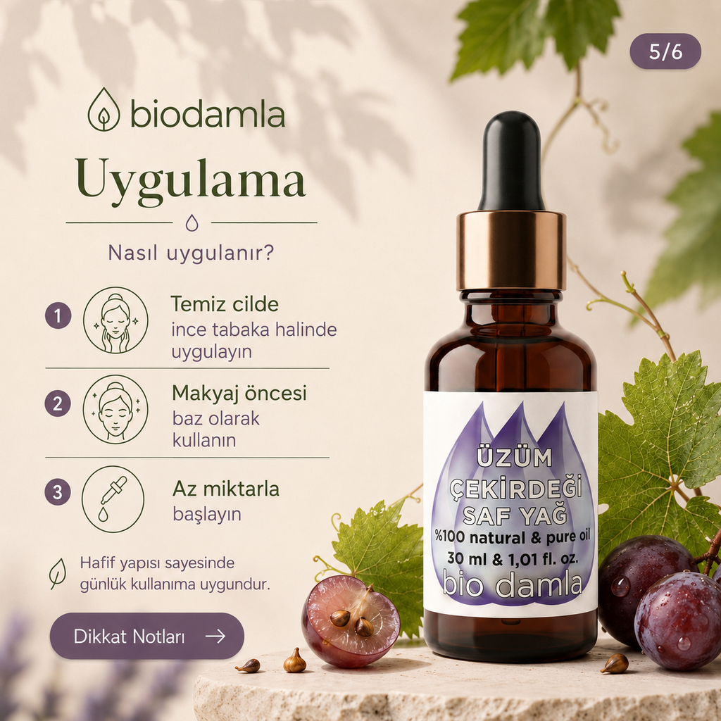 Üzüm Çekirdeği Yağı – Soğuk Sıkım %100 Saf Bitkisel Yağ | Biodamla  "🚀 Hızlı Kargo"